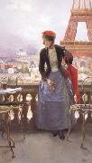 Luis jimenez aranda A Lady at the Paris Exposition (nn02) oil painting